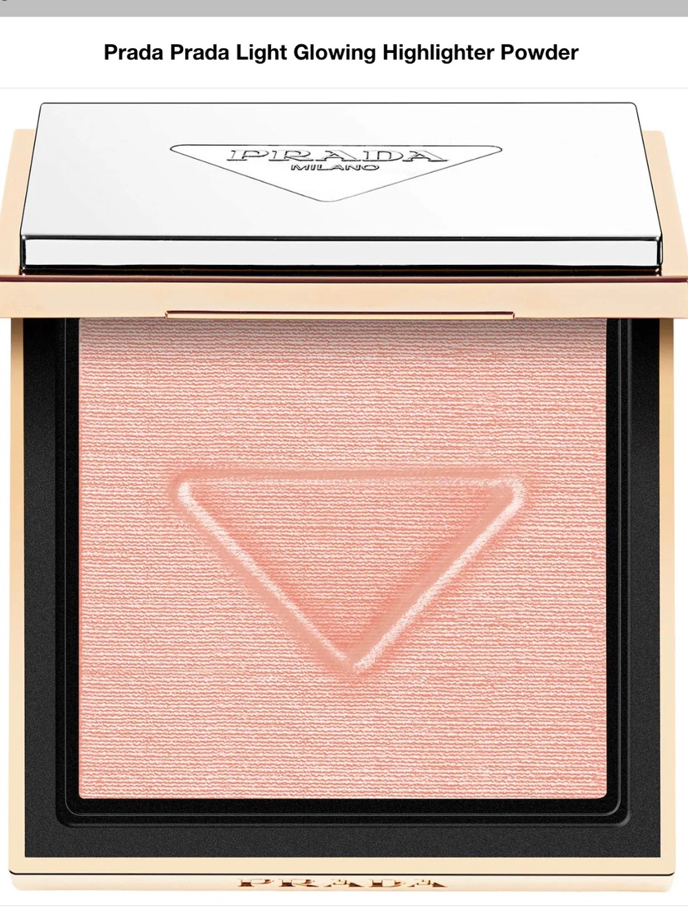 Prada Light Glowing Powder in 02 Pink - Barely Swatched